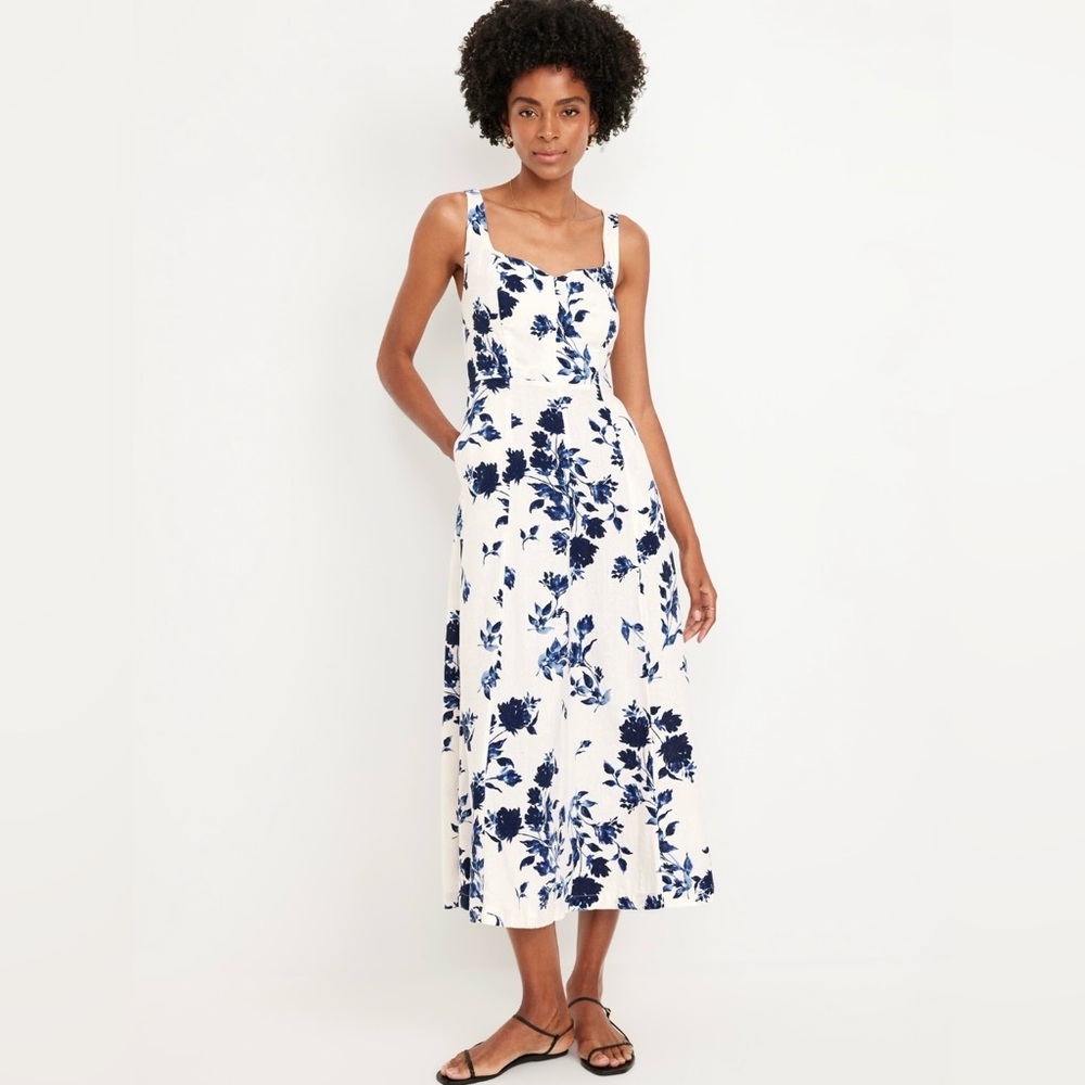 Old Navy linen fit and flare